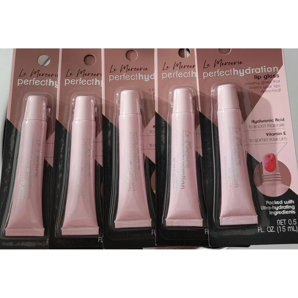 Le Mercerie Perfect Hydration Lip‎ Gloss Hyaluronic Acid Vitamin E 0.5oz 10 each